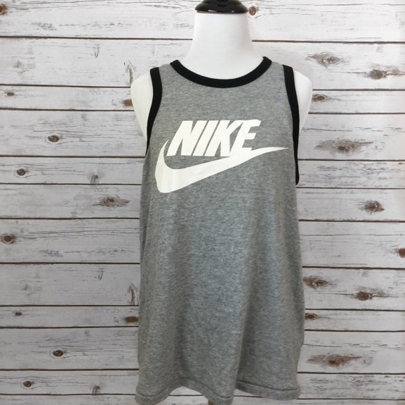 Nike Tops - FINAL PRICE X Nike | Gray Logo Tank Size M